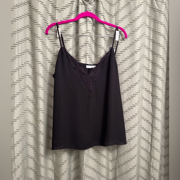 Socialite black lace tank top size XL - Picture 2 of 7